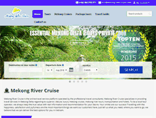 Tablet Screenshot of mekong-river-cruise.com